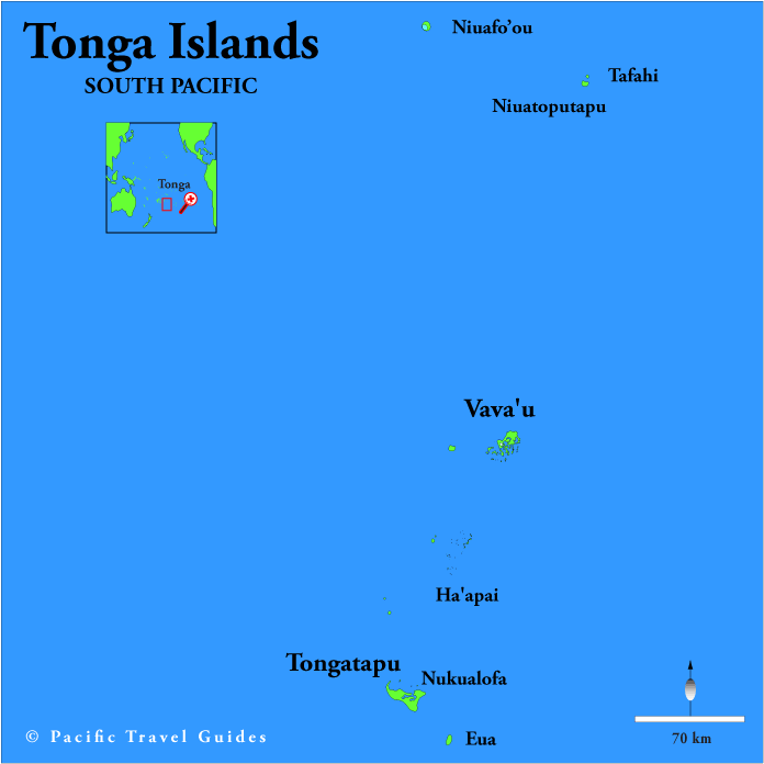 Tonga iles carte